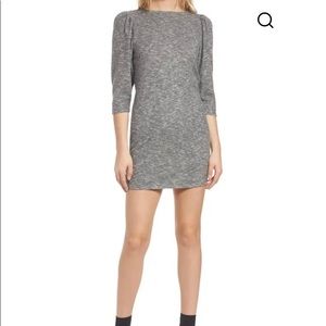 Leith puff sleeve mini dress